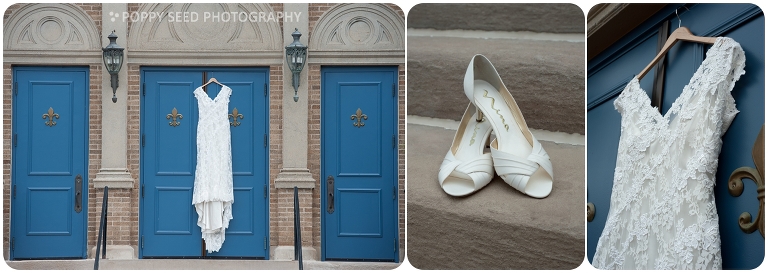 Minneapolis wedding details, lace bridal gown, bridal shoes