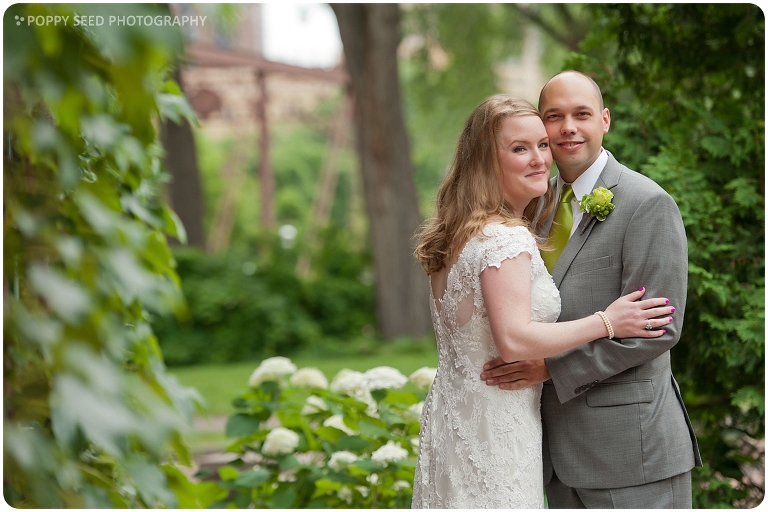 Minneapolis Wedding Portrait of Bride and Groom